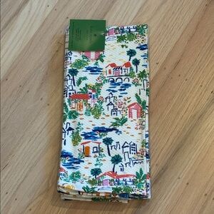 NWT Kate Spade European Villa kitchen towels set of two
